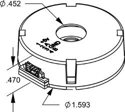 E7P Hole in Cover (H-option) Diagram