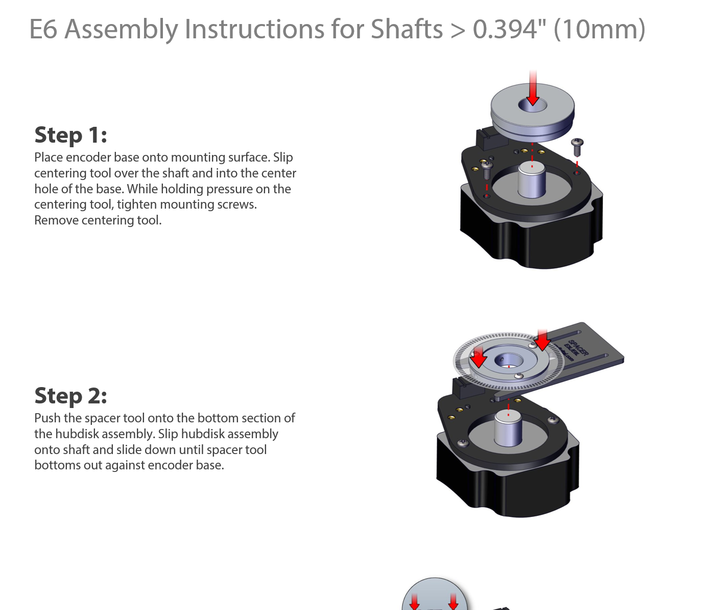 E6 Greater Than Assembly Instructions