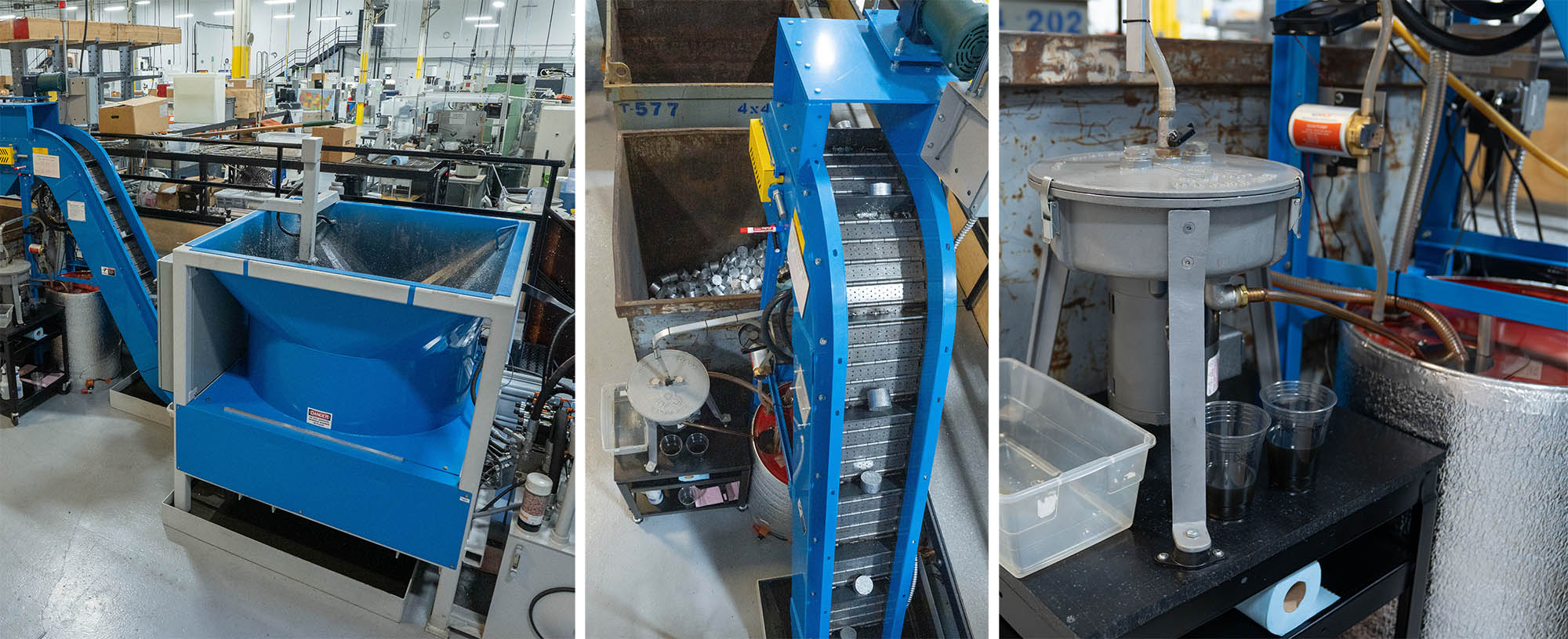 Environmentally responsible way to process aluminum and oil.